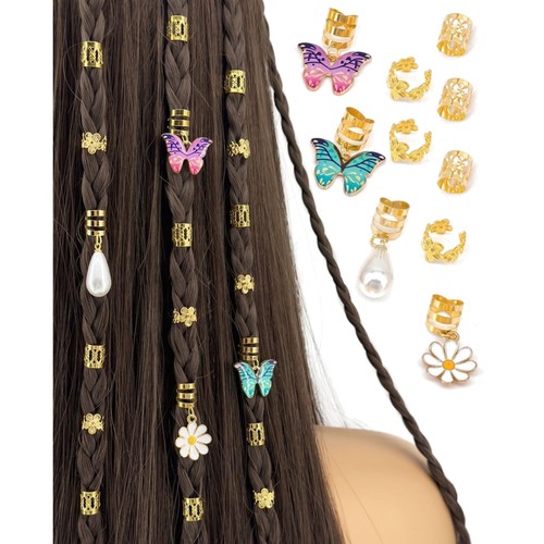 Tlg haarschmuck set gold - 34,