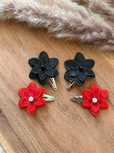 Handmade mädchen haarclips - handmade,