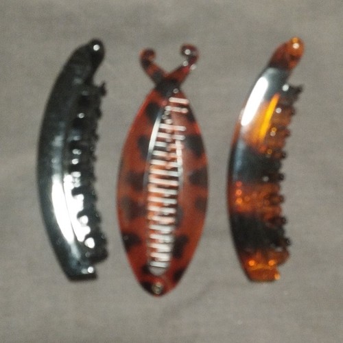 3er set clips haarspangen aus - 3er,