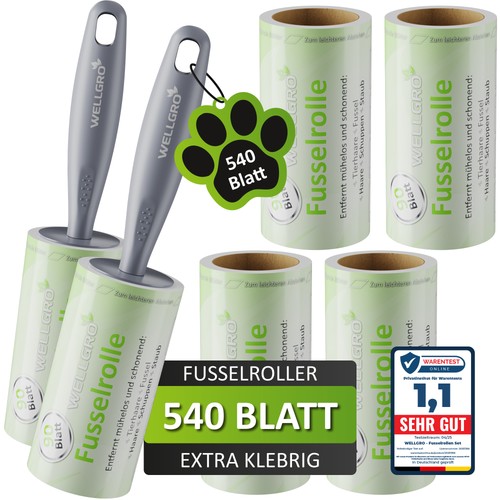 Fusselrolle set tierhaare - fusselrolle,