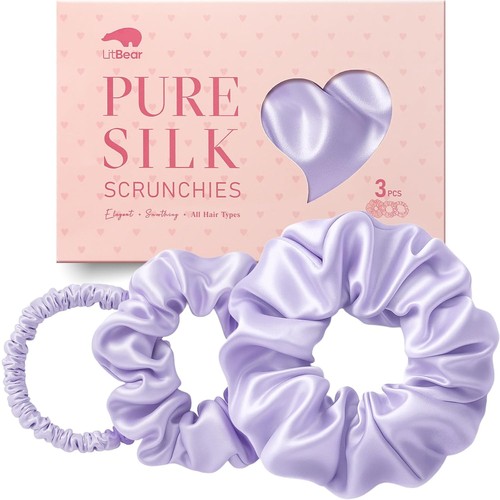 Seiden scrunchies 3er set - scrunchies,
