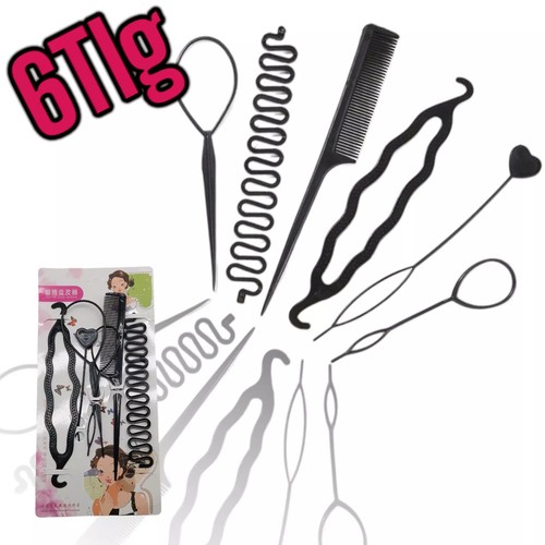 6er set frisurenhilfe - 6er,