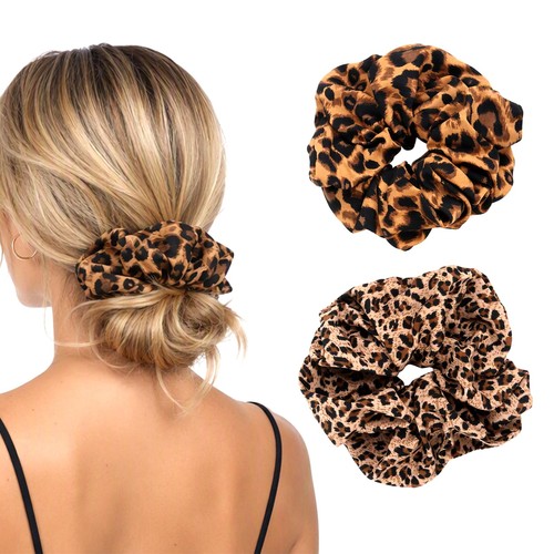 2er set scrunchies haargummis - set,
