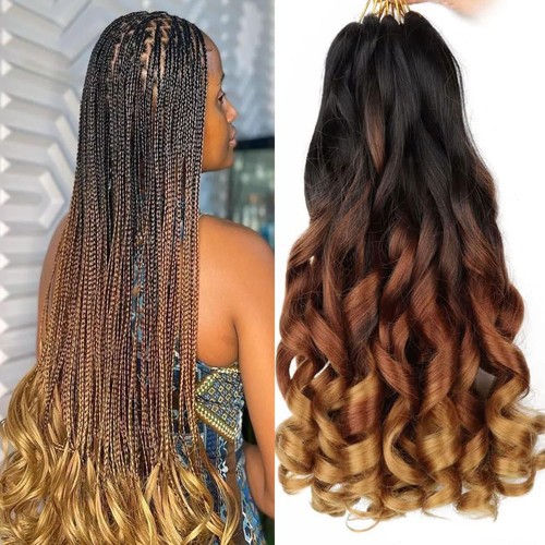 French curl braids 8er set - 8er,