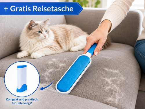 Selbstreinigende fusselbürste - selbstreinigende,