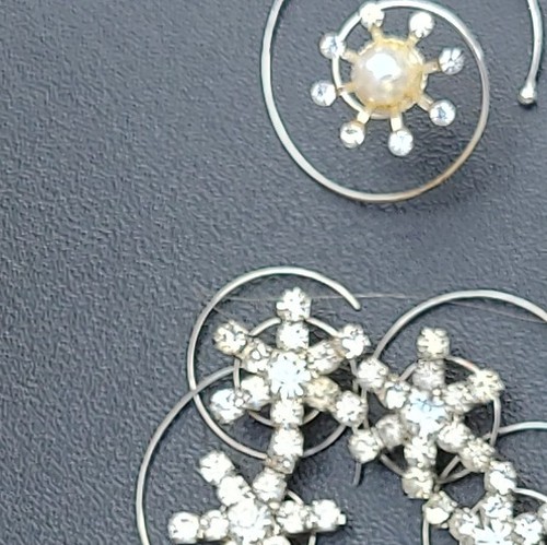 Silberfarbener haarschmuck - silberfarbener,