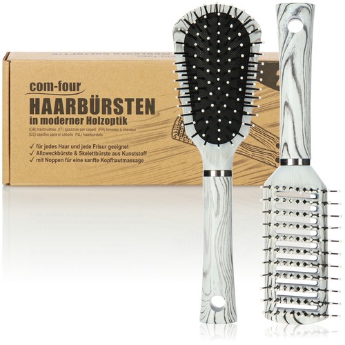 Teiliges haarbürsten set - 2-teiliges,