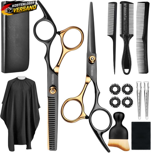 Haarschere set teilig profi - set, 15-teilig