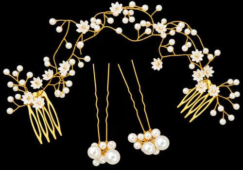 Bijou braut haarschmuck - bijou, set
