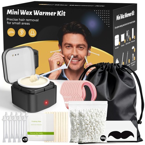 Nasenhaar wachs set - set, mit