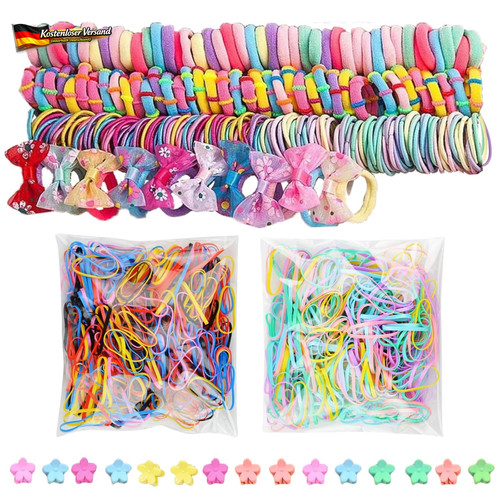 Haargummis set für mädchen - für,